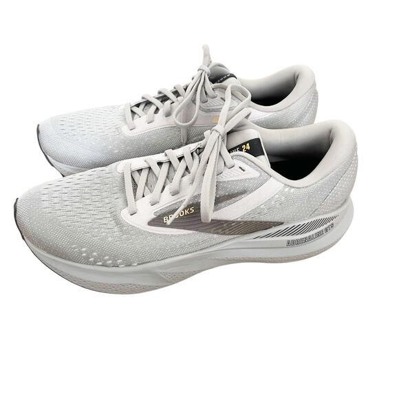 Brooks Gray Adrenaline GTS 24 Sneakers Sz 10 - Picture 4 of 7